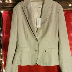 Banana Republic striped blazer